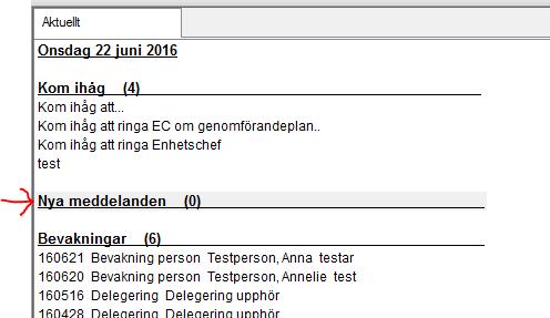 Läsa, skriva och skicka meddelanden Dubbelklicka på