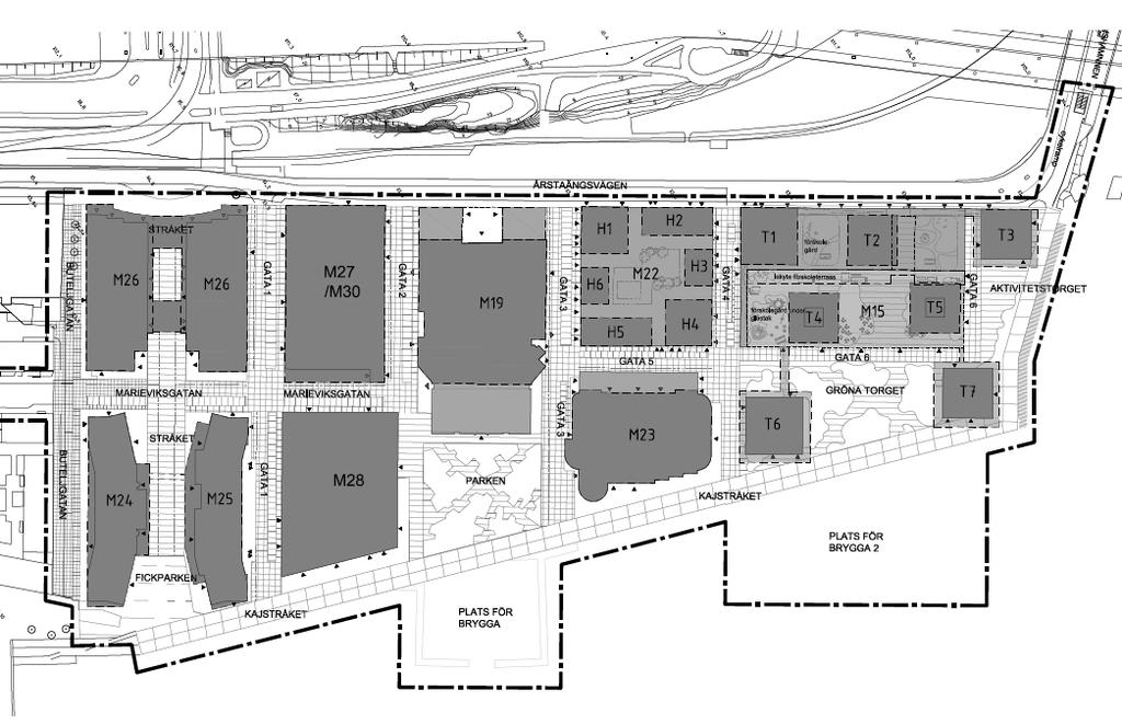 o Situationsplan, typplan, i DWG, Rotstein arkitekter, daterad 201410-14. o Situationsplan, typplan, i DWG, Rotstein arkitekter, daterad 20150213.