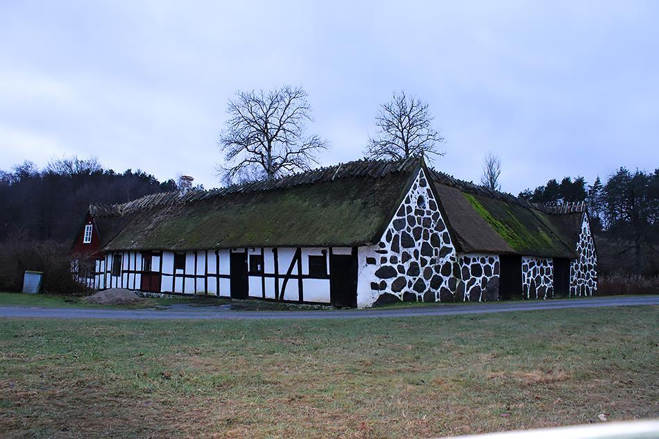 Glimmeboda gården 2016-12-08 Gården är ursprungligen ett skogsvaktartorp till Glimminge skog som Axel Rosencranzt på Glimmingehus