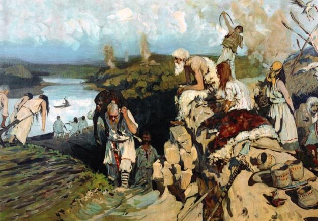 Översikt Rysslands historia: Slaver 500- e.kr. År 1000 f.kr år 0 År 6000 f.kr 2000 f.kr 1000 f.kr 500 f.