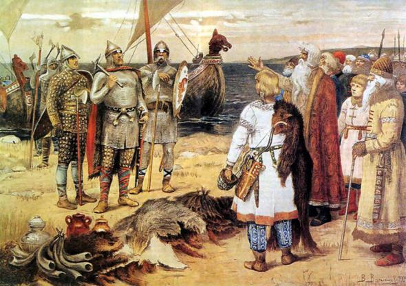 Vikingarnas vanliga färdväg genom Kievriket.