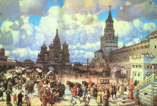 Ivan IV drev en expansiv utrikespolitik. Han erövrade khanaten Kazan (1551) och Astrachan (1556) vid Volga.
