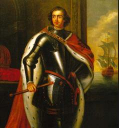 Peter ställde sig i förbund med Polen och Danmark för att strida mot Sverige som blivit en stormakt. Vid Narva år 1700 besegrades Peter av den unge Karl XII.