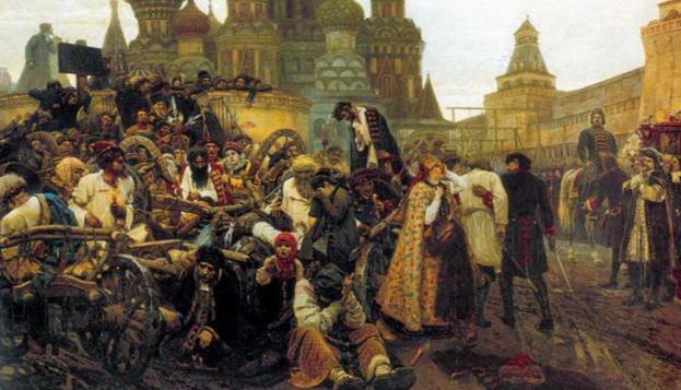 Sankt Petersburg har tidvis varit huvudstad. I Ryssland fanns ett elitgarde som kallades streltser.