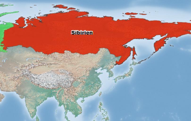 Översikt Rysslands histroria: Geografiska