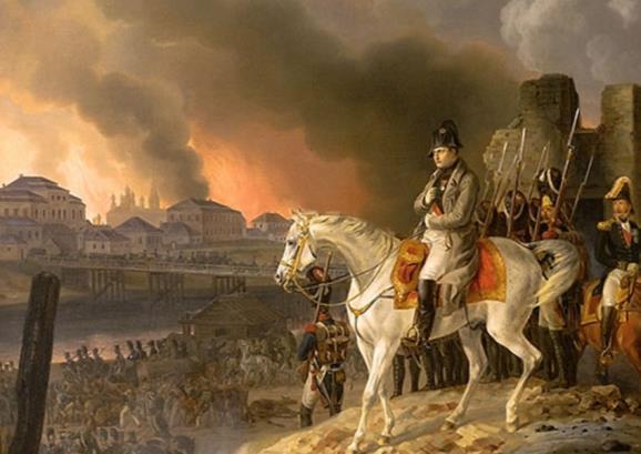 Napoleons återtåg genom Ryssland.