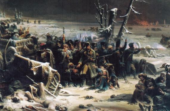 Brist på logi, livsmedel och annat ställde Napoleons armé inför stora