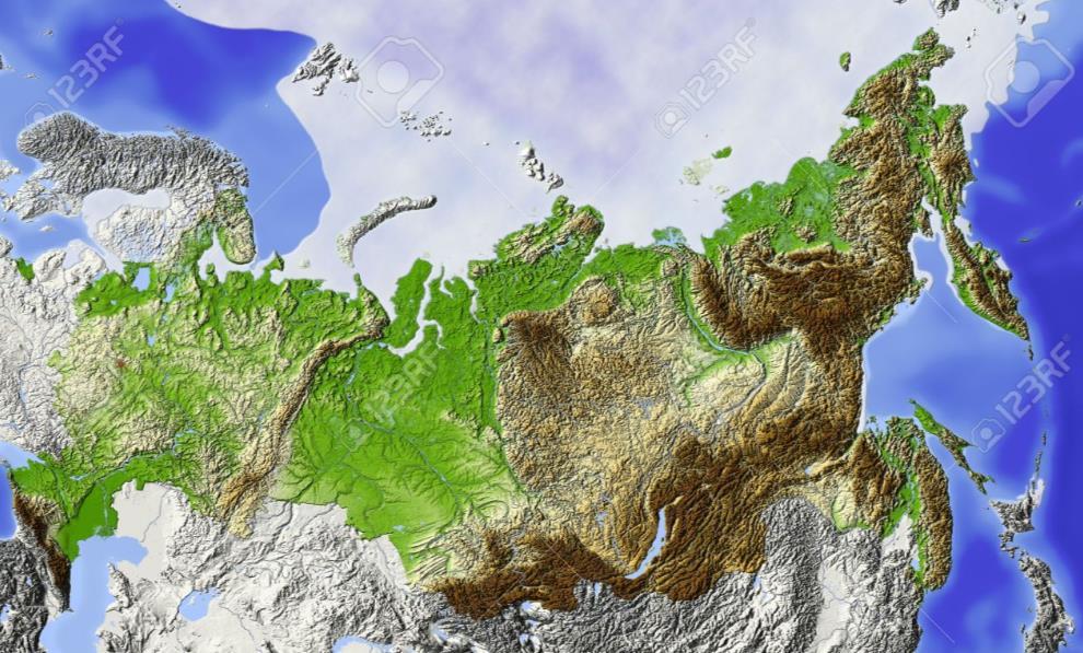Översikt Rysslands histroria: Geografiska