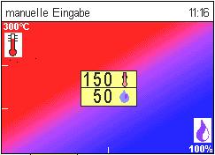 2.2 Bedienung des Joker T mit dem Joker Scout Drücken Sie die Richtungspfeile um den Climatic Cursor im Climatic Monitor zu bewegen und um verschiedene Eingabefelder bzw. Einstellungen anzuwählen.
