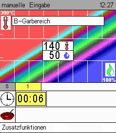 7. Sonderprogramme Über die Sensortaste Sonderprogramm können weitere Programme aufgerufen werden. 7.