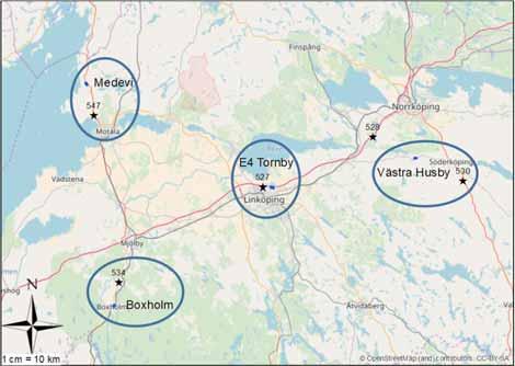 Metod för fältmätningar Fyra objekt med ny beläggning följdes upp genom upprepade friktions- och texturmätningar Objekten var mellan 400 m och 1 000 m Mätningarna skedde enligt Trafikverkets