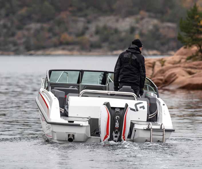 Här erbjuder vi utan kompromisser både gott om plats i cockpit och en cabin stor nog