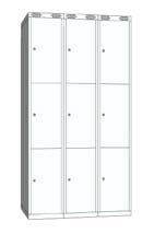 300 mm Småfackskåp Small compartment lockers Robust sheetlocker, plåtskåp lämpligt good for för schools exempelvis and sport skolor stadiums. och sportarenor.