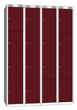 300 mm Small Småfackskåp compartment lockers lockers Robust sheetlocker, plåtskåp lämpligt good for för schools exempelvis and sport skolor
