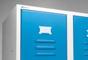 STANDARDNÍ DESIGN TYPY - Other colours are available 1-module. sekce, 2 dveře. 2 doors. Width Šířka 600 mm, hloubka locker depth skříňky 500 mm, total celková height výška 1800 1800 mm. mm. Art.