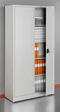 STANDARDNÍ DESIGN TYPY - Other colours are available Förvaringsskåp 1-module. sekce, 2 dveře. 2 doors. Allroundskåp med stabil, helsvetsad konstruktion av pulverlackerad stålplåt.