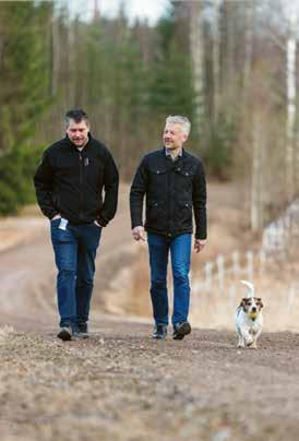 Hos familjen Eld-Modig på Skogsfruvägen är det oftast avkopplat men nästan aldrig nedkopplat.