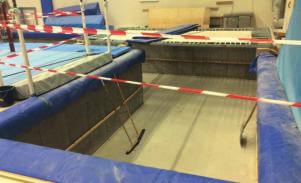 Uppvisningar och resor Minitruppernas våruppvisning ägde rum den 19 maj i Högskolehallen.