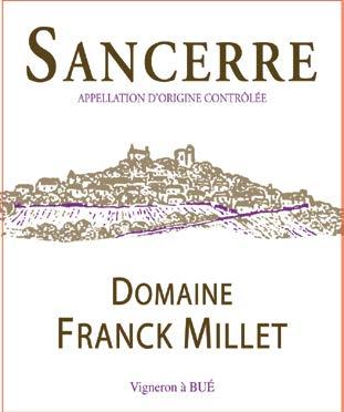 Frankrike, Loire, Sancerre Domaine Franck Millet Domaine Franck Millet har gjort vin i tre generationer i den lilla byn Bué i Sancerre.