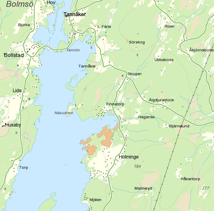 Tannåker (enskilda) Avloppsanläggning i Bollstad, Sjöhagen och Bolmstad-Mjälen avvecklas. Ca 500 personer Vattenverk i Bollstad, Mjälen avvecklas.