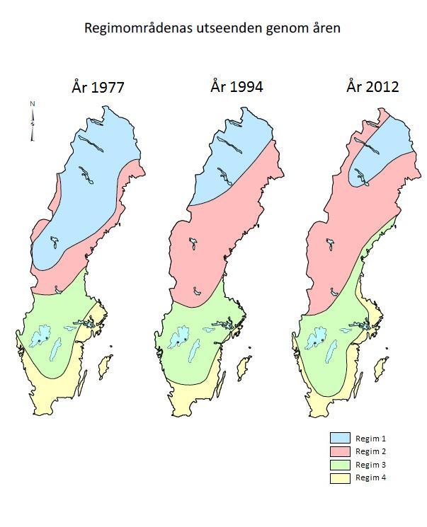 Grundvattennivåernas förändring senaste 40 åren