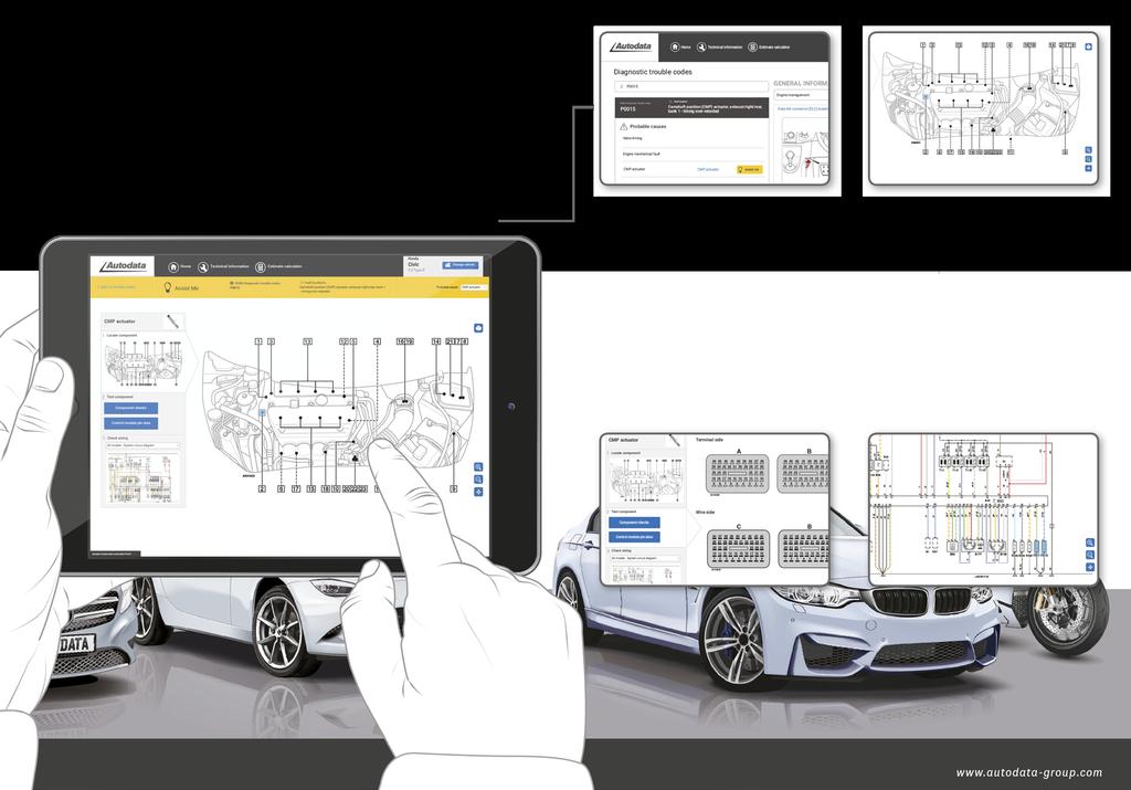 Hjälp mig Hjälp mig är Autodatas diagnosassistent, som utvecklats för att ytterligare effektivisera arbetet i verkstaden.