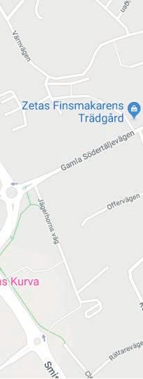 Med bil E4 norrifrån avfart Sätra, tafikplats 152 eller E4 söderifrån avfart Skärholmen S, trafikplats 150: Norrifrån kör ni av E4:an vid