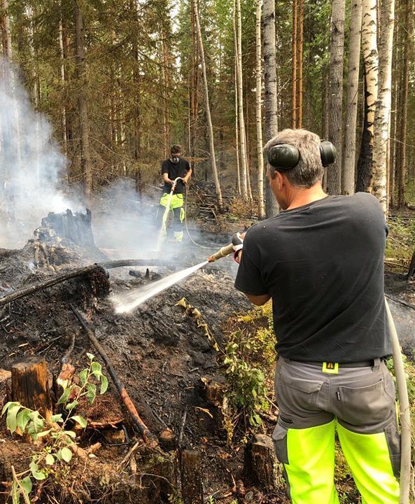 Aktiva i insatsen 192 medlemmar från 19 av landets 26 kårer. Stor styrka från FAK Jönköping understödda av personal från andra kårer på uppdrag av Räddningstjänsten.