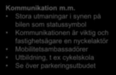 användaravgifter Erbjudanden, t ex för deltagare i cykelskola Komm