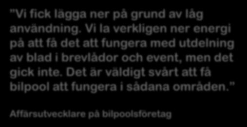 bilpool att fungera i sådana