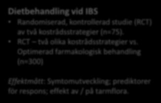 Prediktorer för gynnsamt respons.