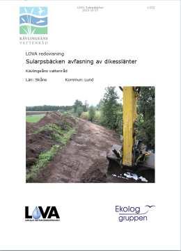 - Markägarmöten och fältvandring - 5 fosfordammar, 2 med plantering av vattenväxter - Vattenprovtagning på 10 platser vid 4 tillfällen - Strukturkalkning på 60 hektar hos