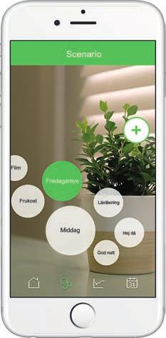 Renova WISER TM Tele/TV/Data Insatser WISER TM styr belysningen med en app Smarta hem är bekväma, resurssnåla, energieffektiva och säkra.