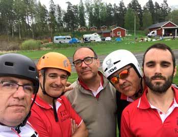 1/2018 23 as seen by the RACSBA Armada Los cinco de KARLSKOGA Muy Buenos Companeros!! Francisco Mons ready for a heat. Mission completed!