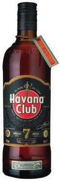ROM KUBA HAVANA CLUB Havana Club Añejo 3 Años Nr 1007289 212,20 kr 70cl 6/kolli Nr 1050297 109,50 kr 35cl 12/kolli Ursprungsland Kuba Doft Intensiv doft med toner av vanilj, karamelliserat päron,