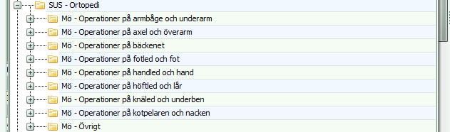 Välj en åtgärdskod och en diagnos kod, det gör man genom att använda sig utav pluset i undergrupperna.