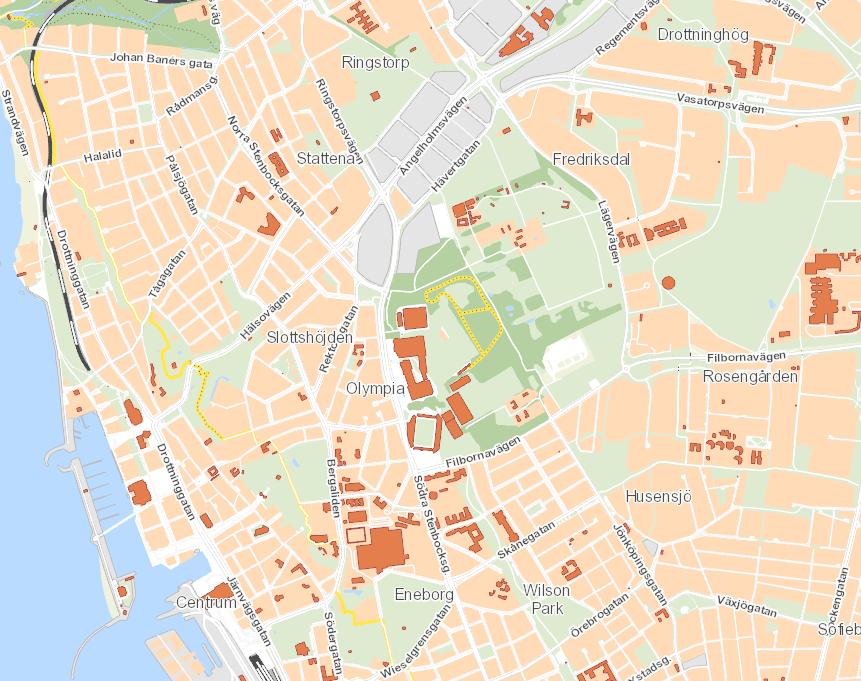 Detaljplan för fastigheterna Centern 2 och 3 Helsingborgs stad Underlag för planuppdrag Syfte och process Detaljplanens syfte Syftet med detaljplanen är att pröva möjligheten till förtätning med nya