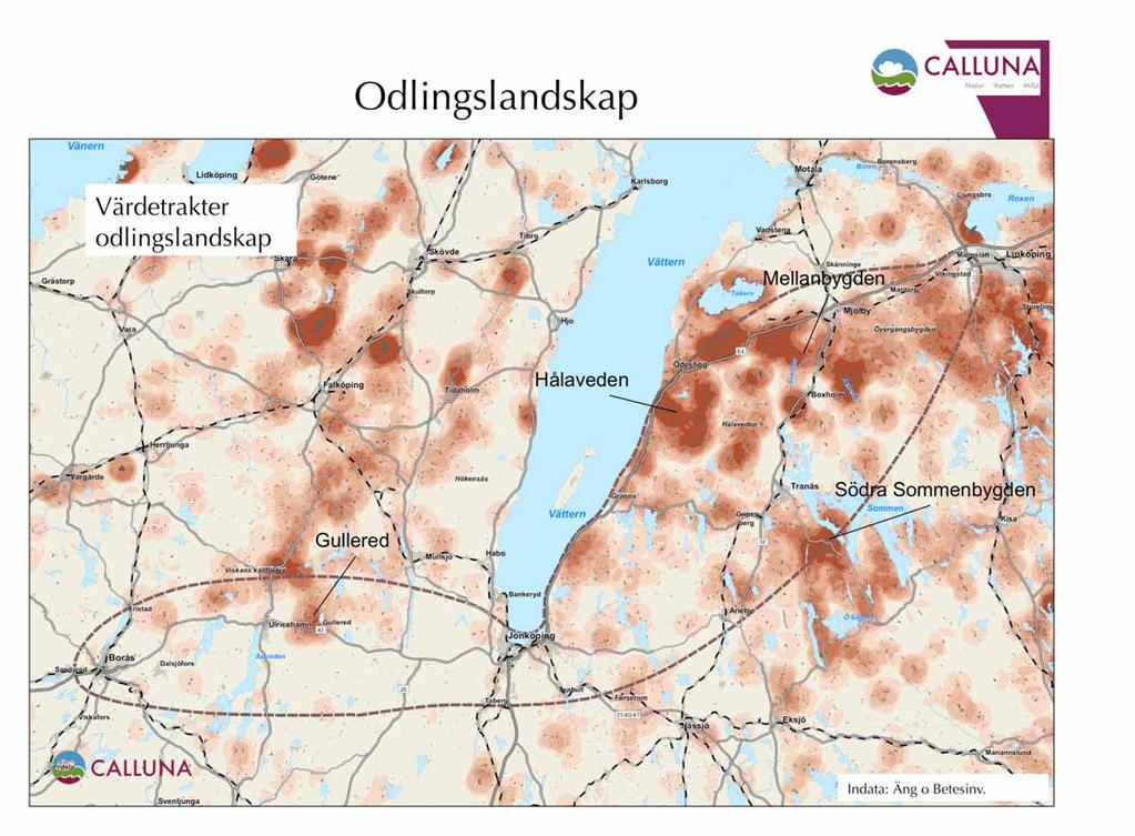 Odlingslandskap Värdetrakter odlingslandskap Mellanbygden