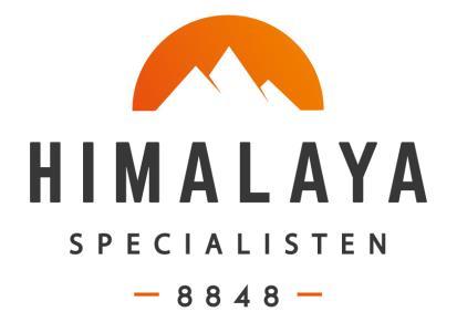 ALLMÄNNA & SÄRSKILDA VILLKOR HIMALAYA SPECIALISTEN 8848 För resan gäller Svenska resebyrå- och arrangörsföreningens (SRF) allmänna villkor överenskomna inom branschen den 28 juni 2018 och arrangörens
