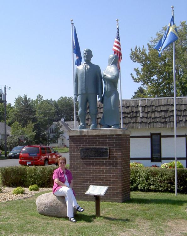 2013 besökte vi igen släktingarna söder om Duluth och reste därefter söderut längs St Croix 1 flodens sträckning. Vi kom denna gång att övernatta i Lindstrom.