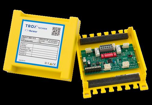 Systemkomponenter AuraSafe Master XX AuraSafe Master är ett styrskåp som kommunicerar med spjällmoduler (BKM-35-F) och I/O-moduler (IOM-35-F) via Ringbus, som kommunicerer via Modbus RTU.