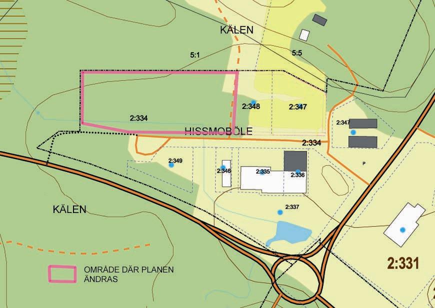 Antagandehandling PLANBESKRIVNING Följande gäller inom området för planändringen: Underliggande detaljplan, Detaljplan för del av Kälen 5:1 och 5:5 m fl, KROKOMSPORTEN, Krokoms kommun, antagen