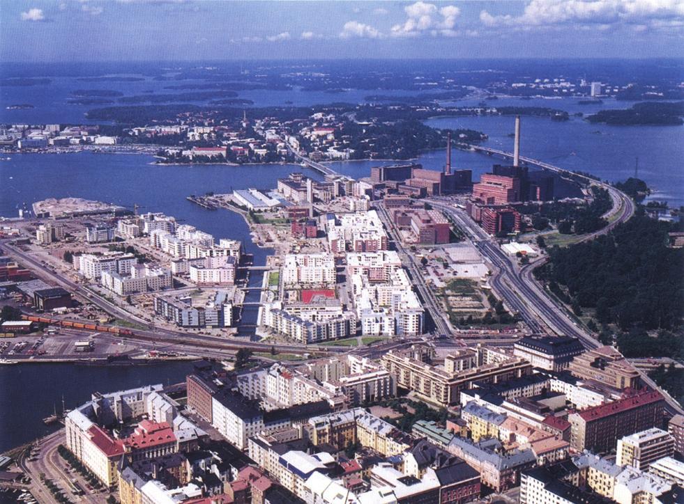 vatten vs stad - en referensstudie av sju vattenfrontprojekt i norden B Projektets förutsättningar I slutet av 1800-talet växte Helsingfors snabbt och blev med tiden en modern europeisk stad.