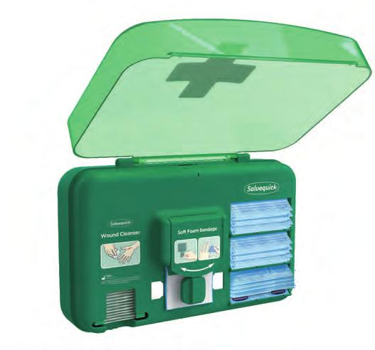 WOUND CARE DISPENSER BLUE Speciellt anpassad för restauranger och livsmedelsindustrin Nyhet!