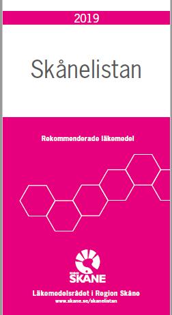 Ex på regionalt läkemedelsarbete som måste fortsätta Skånelistan och bakgrundsmaterialet i någon form Regionala riktlinjer/tillämpningsanvisningar Inmärkning i journalsystem koppling SDV,