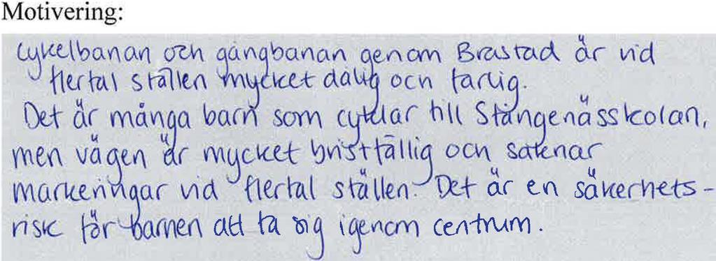 I Skicka underskrivet medborgarförslag till: Lysekils kommun,
