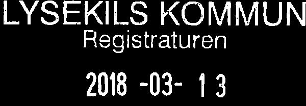 Motion till lq,ommunfullnräktige i Lyselkil LYSEKILS KOMMUN Registraturen L s 2018-03- I 3 o,, 2ô/g - Õôal& Y Färjelinjen Finsb*Skår har en fundamental betydels,a för Lysekils utveckling.