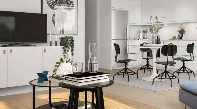 3D Praktisk bostadsfakta När vi bygger nya bostäder tar vi ansvar för att du ska kunna bo bekvämt och att allt fungerar från ditt frukostbord till din parkeringsplats.
