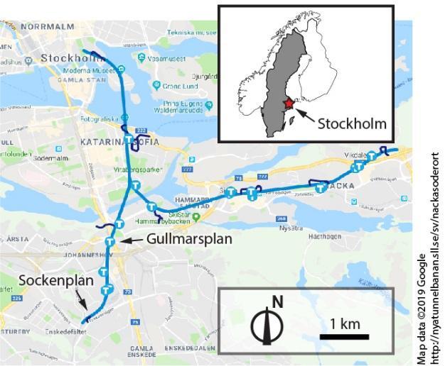 Sammanfattning I syfte att tillåta en smidig tillväxt av Stockholms stad projekteras en utbyggnad av tunnelbanan.