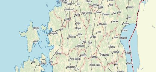 area is located